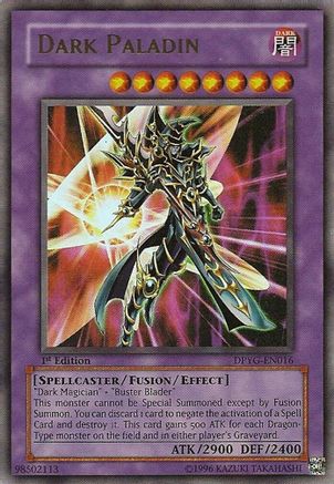 Dark Paladin (DPYG-EN016) - Duelist Pack: Yugi 1st Edition