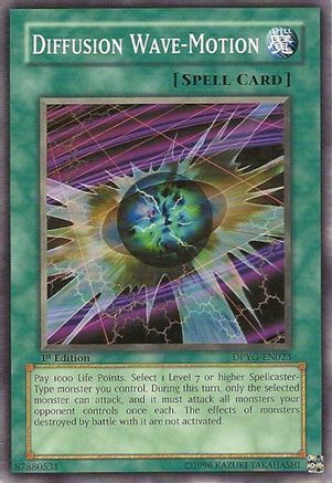 Diffusion Wave-Motion (DPYG-EN023) - Duelist Pack: Yugi 1st Edition