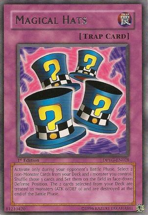 Magical Hats (DPYG-EN028) - Duelist Pack: Yugi 1st Edition