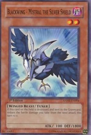 Blackwing - Mistral the Silver Shield (ANPR-EN004) - Ancient Prophecy 1st Edition