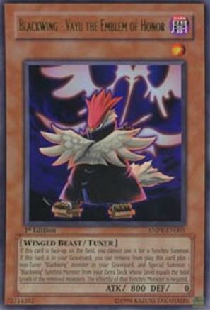 Blackwing - Vayu the Emblem of Honor (ANPR-EN005) - Ancient Prophecy 1st Edition