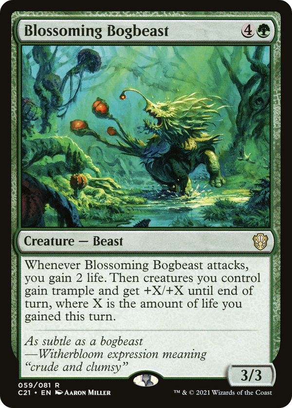 Blossoming Bogbeast [Commander 2021]