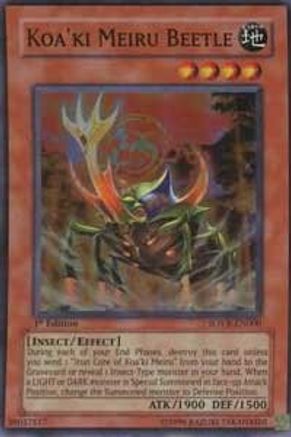Koa'ki Meiru Beetle (SOVR-EN000) - Stardust Overdrive 1st Edition