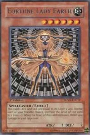 Fortune Lady Earth (SOVR-EN012) - Stardust Overdrive 1st Edition