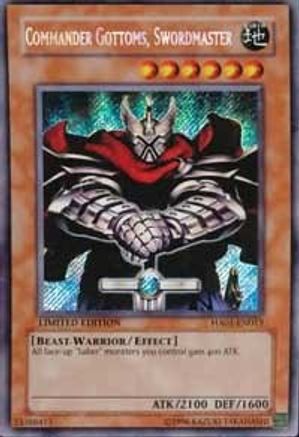 Commander Gottoms, Swordmaster (HA01-EN013) - Hidden Arsenal Limited