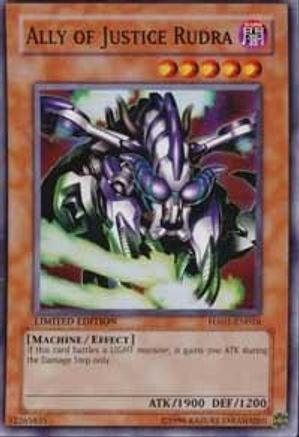 Ally of Justice Rudra (HA01-EN016) - Hidden Arsenal Unlimited