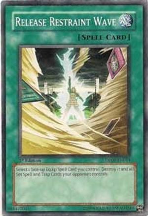 Release Restraint Wave (DP09-EN019) - Duelist Pack 9: Yusei 2 1st Edition