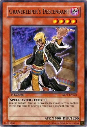 Gravekeeper's Descendant (ABPF-EN028) - Absolute Powerforce 1st Edition