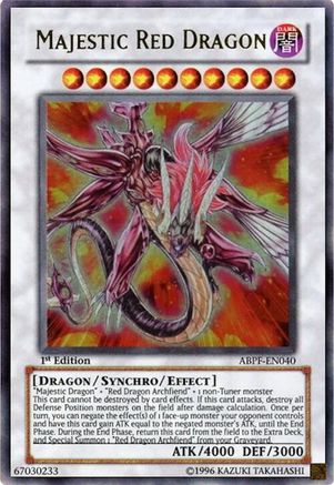 Majestic Red Dragon (ABPF-EN040) - Absolute Powerforce 1st Edition