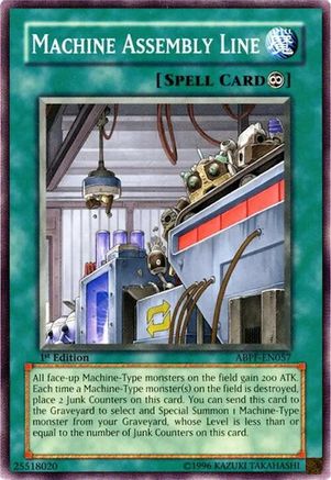 Machine Assembly Line (ABPF-EN057) - Absolute Powerforce 1st Edition
