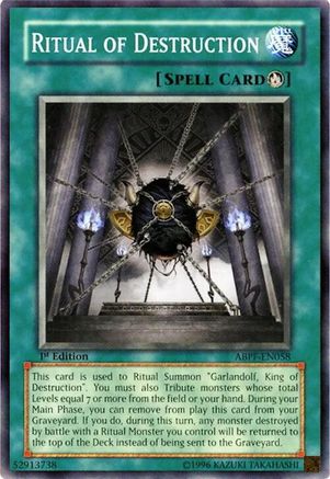 Ritual of Destruction (ABPF-EN058) - Absolute Powerforce Unlimited