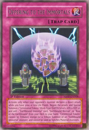 Offering to the Immortals (ABPF-EN068) - Absolute Powerforce 1st Edition