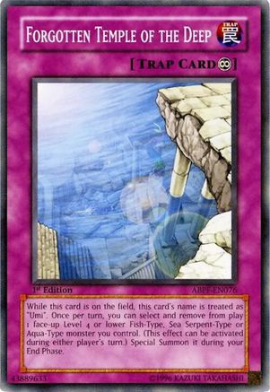 Forgotten Temple of the Deep (ABPF-EN076) - Absolute Powerforce 1st Edition