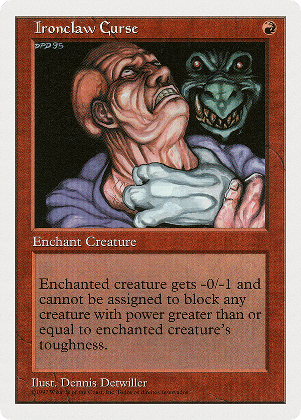 Ironclaw Curse (5ED-244†) - Fifth Edition