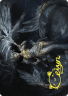 Sharae of Numbing Depths // Sharae of Numbing Depths (AWOE-032) - Wilds of Eldraine Art Series (Borderless) Foil