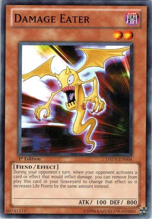 Damage Eater (DREV-EN004) - Duelist Revolution 1st Edition