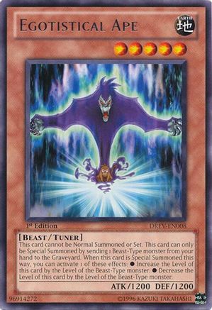 Egotistical Ape (DREV-EN008) - Duelist Revolution Unlimited