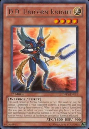 D.D. Unicorn Knight (DREV-EN011) - Duelist Revolution 1st Edition