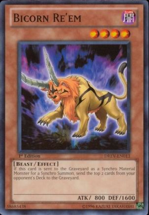 Bicorn Re'em (DREV-EN013) - Duelist Revolution 1st Edition