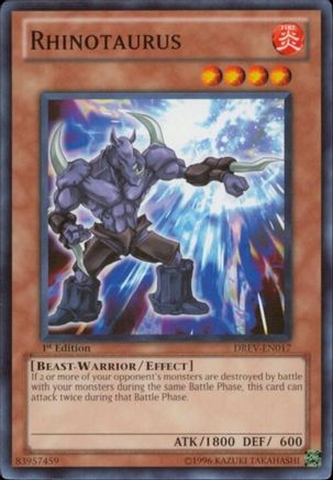 Rhinotaurus (DREV-EN017) - Duelist Revolution Unlimited