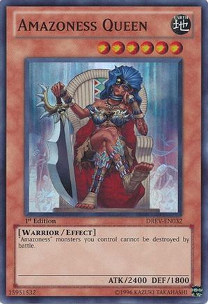 Amazoness Queen (DREV-EN032) - Duelist Revolution 1st Edition
