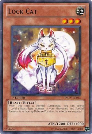 Lock Cat (DREV-EN033) - Duelist Revolution Unlimited