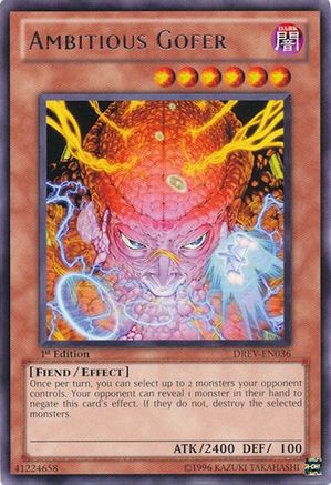 Ambitious Gofer (DREV-EN036) - Duelist Revolution 1st Edition