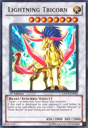 Lightning Tricorn (DREV-EN042) - Duelist Revolution 1st Edition