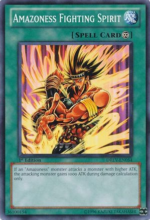 Amazoness Fighting Spirit (DREV-EN054) - Duelist Revolution 1st Edition