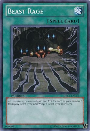 Beast Rage (DREV-EN056) - Duelist Revolution 1st Edition