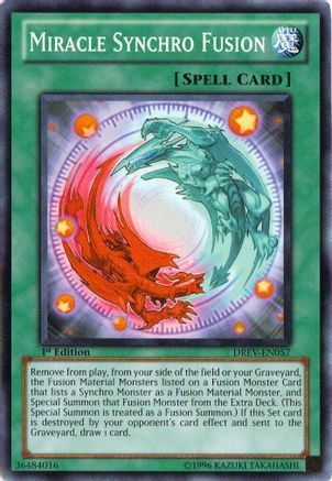 Miracle Synchro Fusion (DREV-EN057) - Duelist Revolution Unlimited