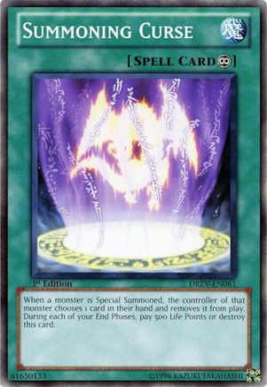 Summoning Curse (DREV-EN061) - Duelist Revolution 1st Edition