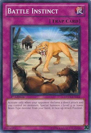 Battle Instinct (DREV-EN064) - Duelist Revolution Unlimited