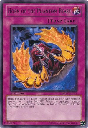 Horn of the Phantom Beast (DREV-EN075) - Duelist Revolution Unlimited