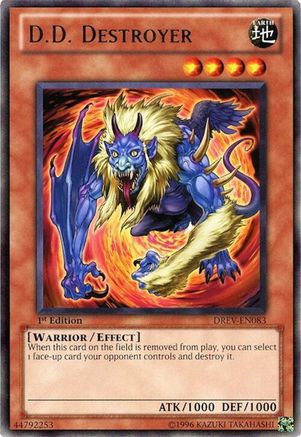 D.D. Destroyer (DREV-EN083) - Duelist Revolution 1st Edition