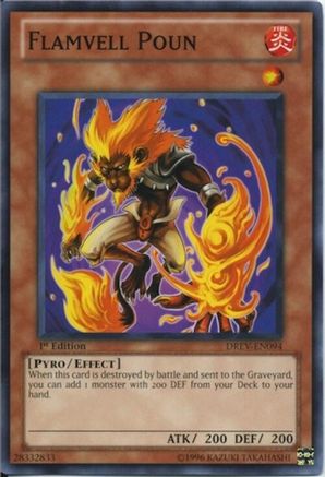 Flamvell Poun (DREV-EN094) - Duelist Revolution 1st Edition