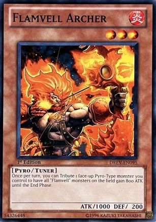 Flamvell Archer (DREV-EN095) - Duelist Revolution 1st Edition
