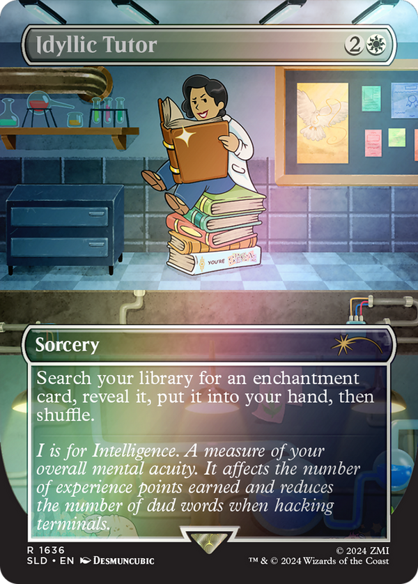 Idyllic Tutor (1636) (Rainbow Foil) [Secret Lair Drop Series]