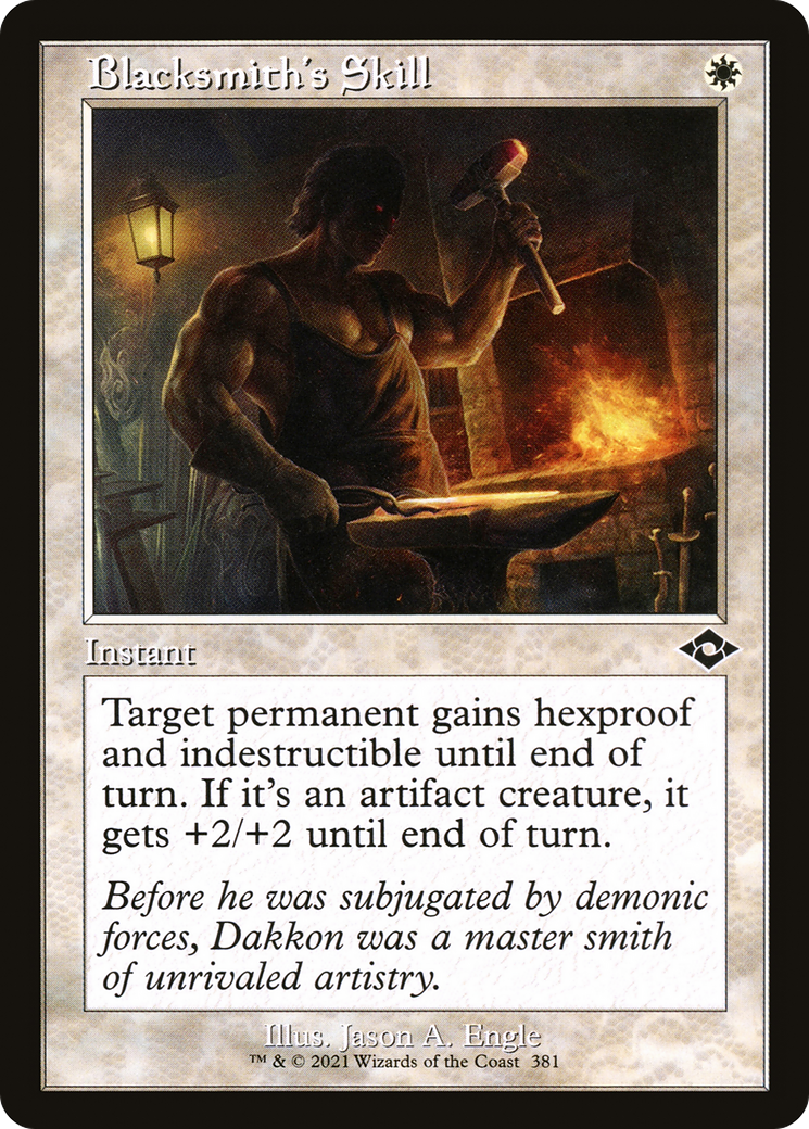 Blacksmith's Skill (Retro Foil Etched) [Modern Horizons 2]
