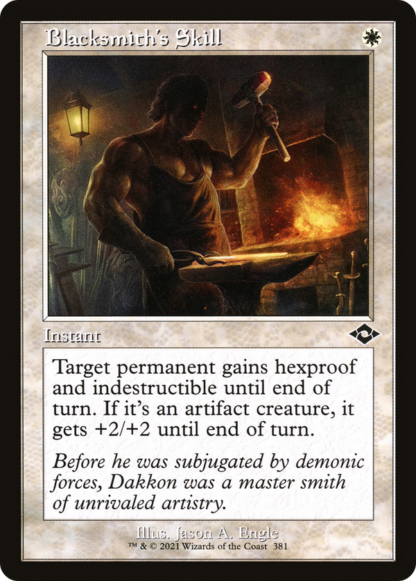 Blacksmith's Skill (Retro Foil Etched) [Modern Horizons 2]