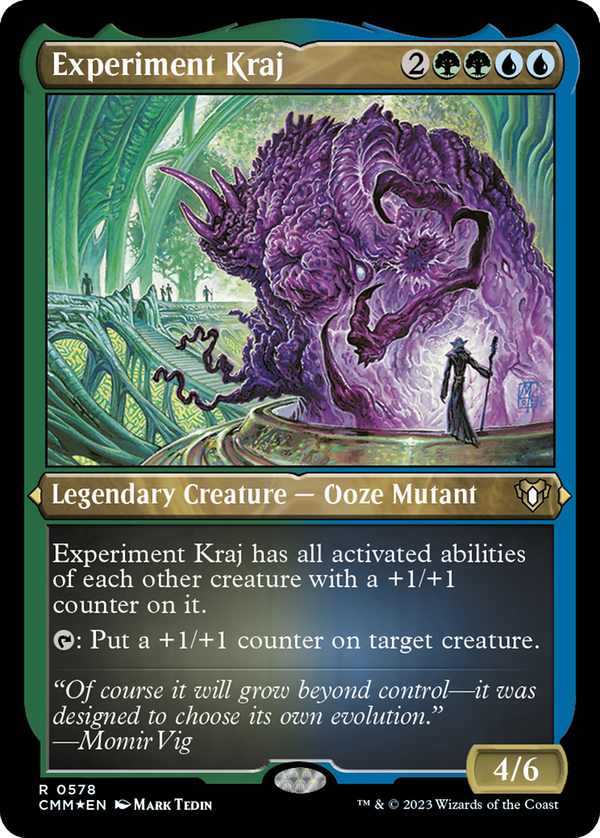 Experiment Kraj (CMM-578) - Commander Masters Etched Foil