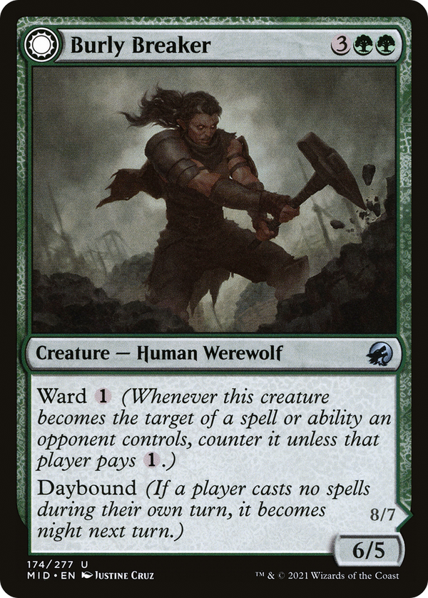 Burly Breaker // Dire-Strain Demolisher [Innistrad: Midnight Hunt]