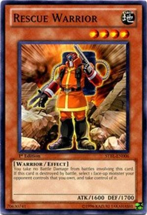 Rescue Warrior (STBL-EN006) - Starstrike Blast 1st Edition