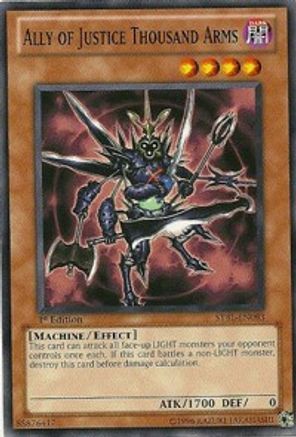Ally of Justice Thousand Arms (STBL-EN093) - Starstrike Blast Unlimited