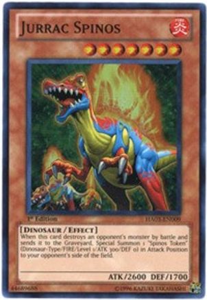 Jurrac Spinos (HA03-EN009) - Hidden Arsenal 3 1st Edition