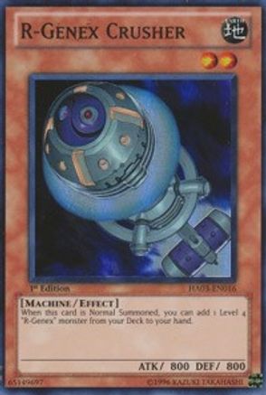 R-Genex Crusher (HA03-EN016) - Hidden Arsenal 3 Unlimited