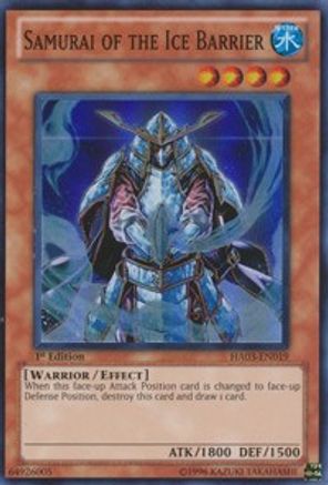 Samurai of the Ice Barrier (HA03-EN019) - Hidden Arsenal 3 Unlimited
