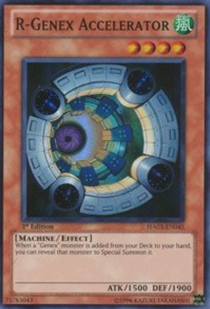 R-Genex Accelerator (HA03-EN045) - Hidden Arsenal 3 1st Edition