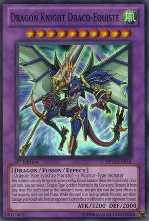 Dragon Knight Draco-Equiste (DP10-EN016) - Duelist Pack 10: Yusei 3 1st Edition