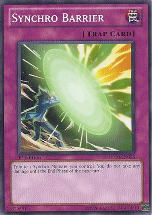 Synchro Barrier (DP10-EN026) - Duelist Pack 10: Yusei 3 Unlimited